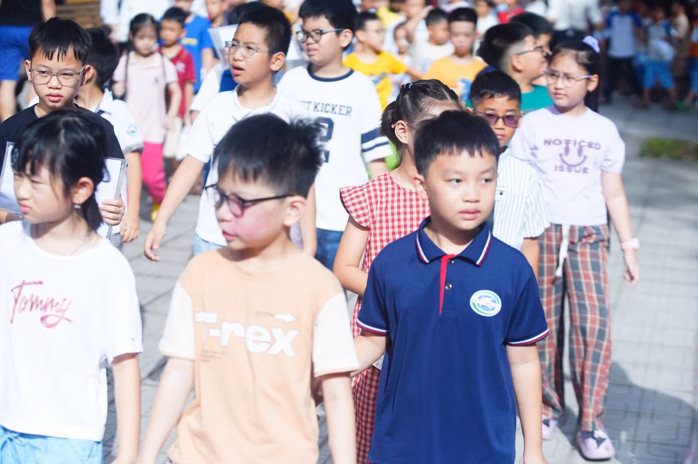 Thí sinh dự vòng chung kết sáng nay.