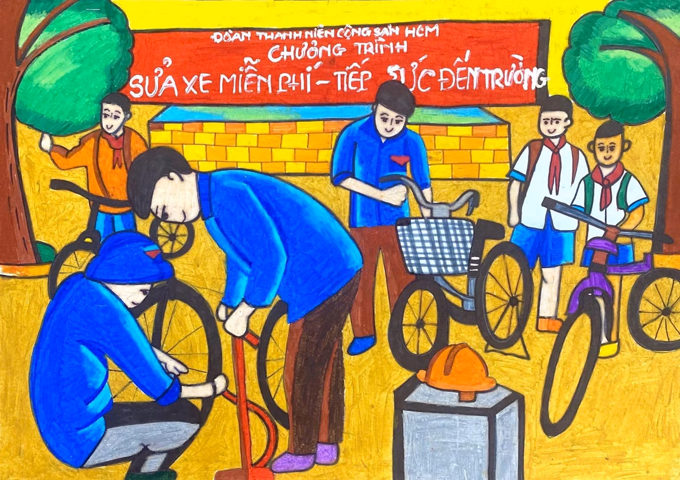 Giải Ba khối Tiểu học của em Nguyễn Huỳnh Gia Hân, lớp 5/1, trường Tiểu học &amp; THCS Bình Đức, huyện Bến Lức, tỉnh Long An.