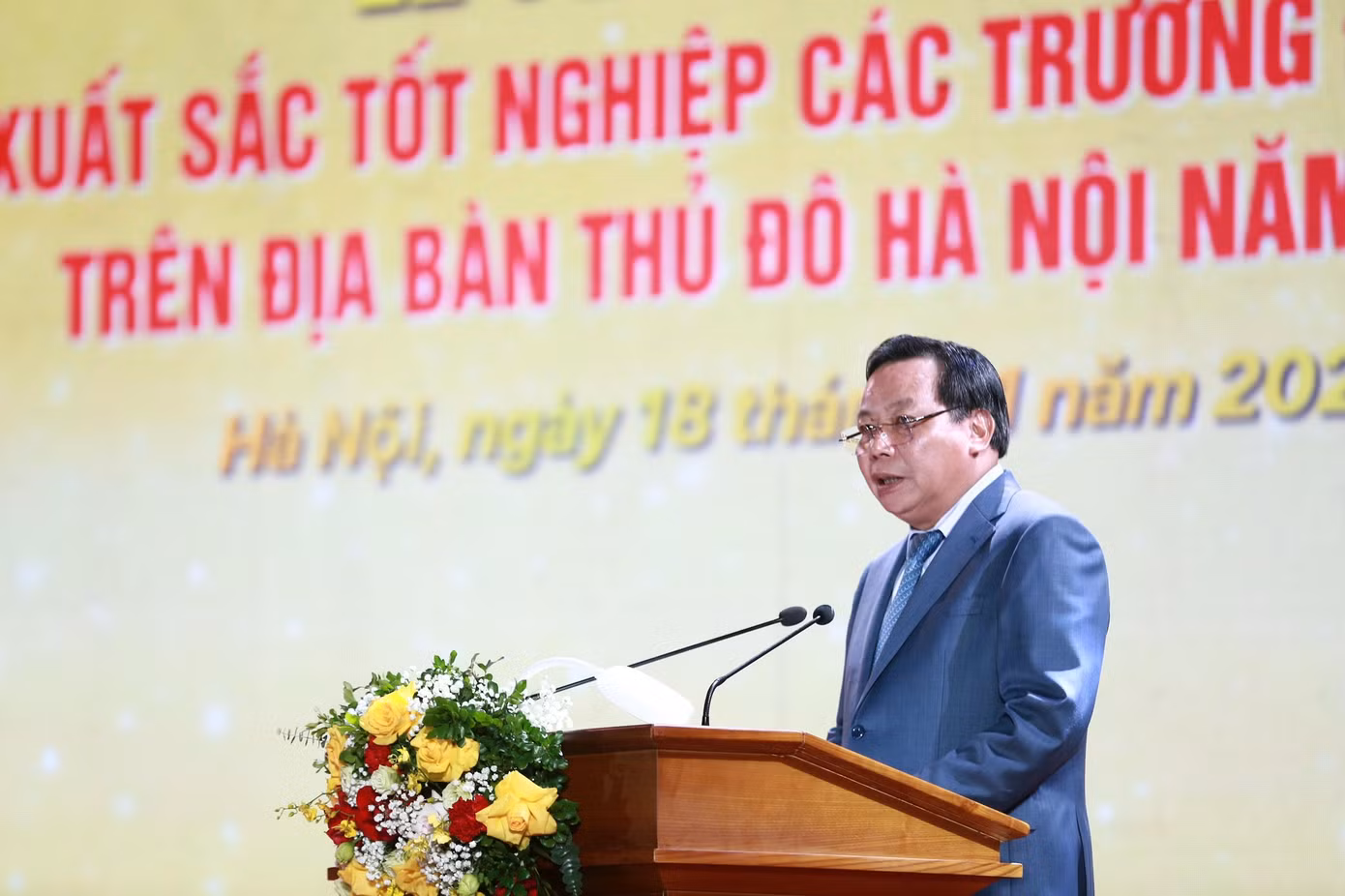 Ông Nguyễn Văn Phong, Phó Bí thư Thành ủy Hà Nội. Ảnh: Bảo Anh