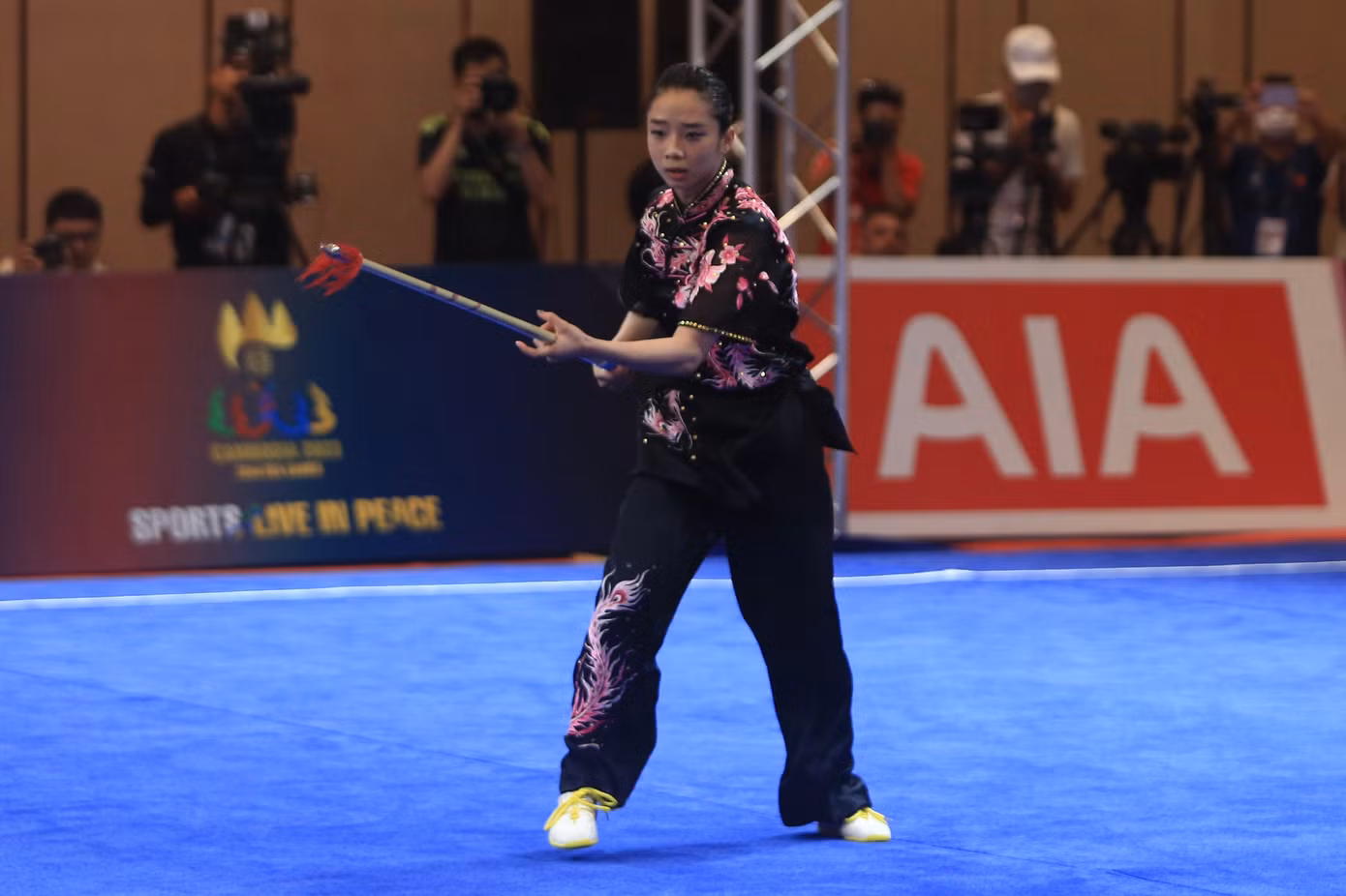 Thuý Vi giành tấm HCV SEA Games đầu tiên trong sự nghiệp vào năm 2013 tại Myanmar.