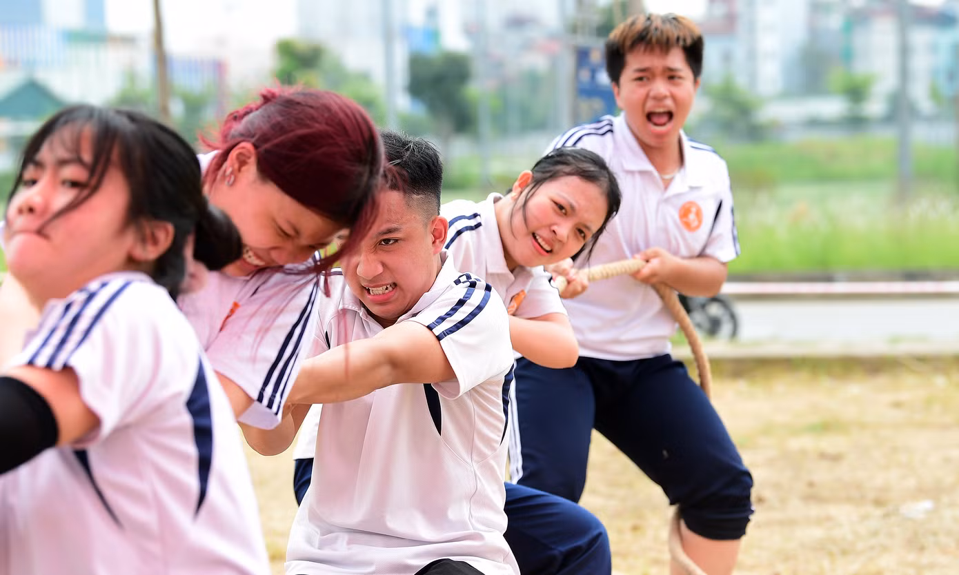 Cùng với các hoạt động đồng hành, trang bị kỹ năng kiến thức cho sinh viên, Ngày hội còn có các cuộc tranh tài thể thao sôi nổi, tạo cơ hội để các bạn trẻ hoàn thiện tiêu chí “Sinh viên khỏe” trong hành trình phấn đấu trở thành “Sinh viên 5 tốt”.