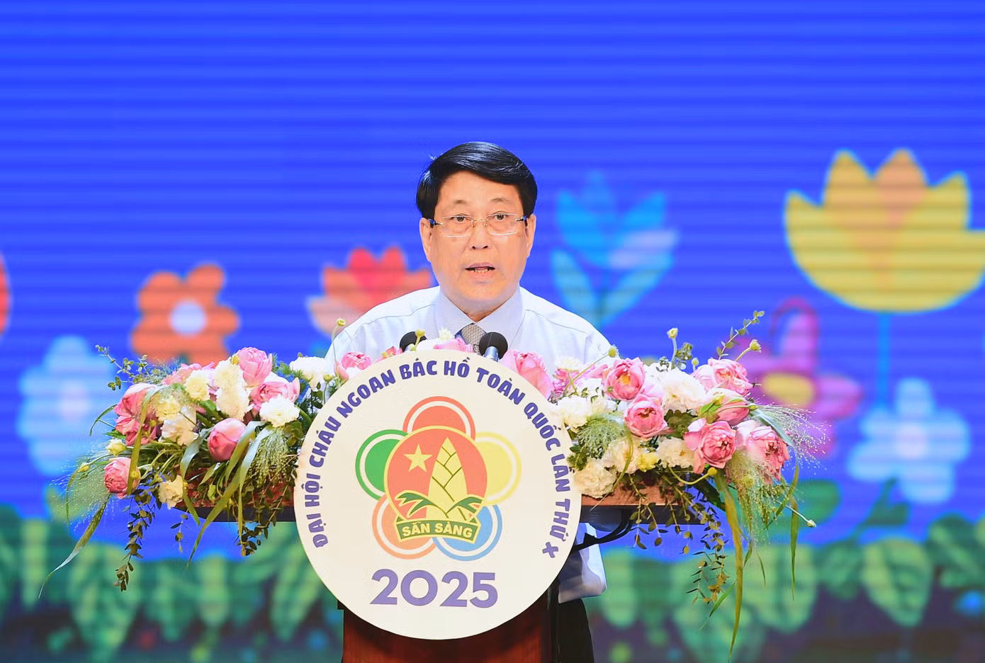 Chủ tịch nước Lương Cường phát biểu tại Lễ tuyên dương. Ảnh: Xuân Tùng