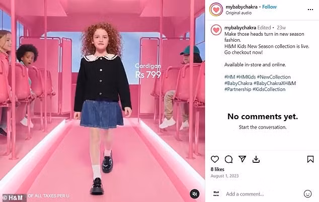 Các nhà hoạt động xã hội cho rằng chiến dịch của H&amp;M có thể kích thích những kẻ ấu dâm, đồng thời khiến trẻ em phân tâm khỏi mục đích chính là học tập.