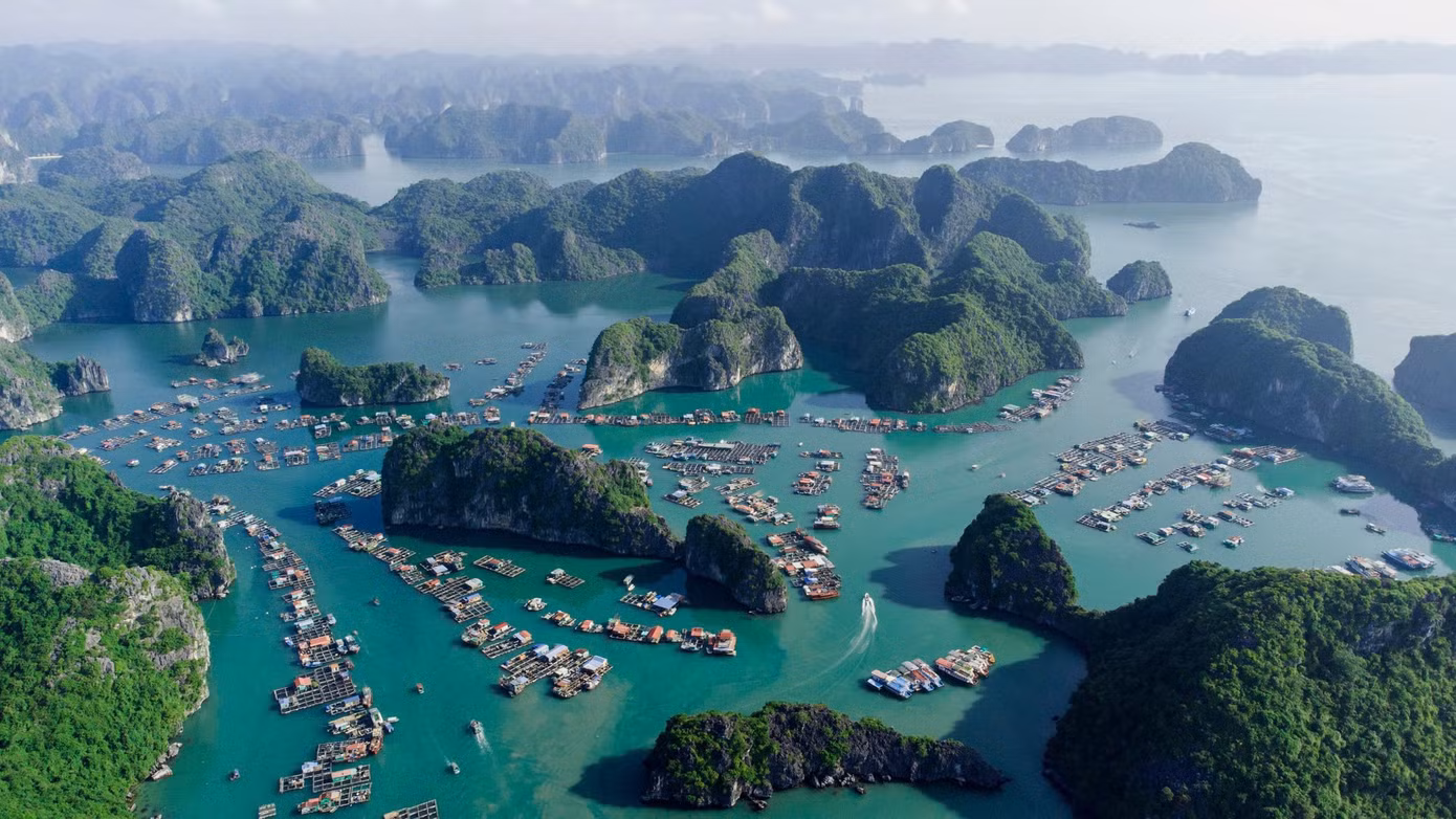 Vịnh Lan Hạ thuộc Quần đảo Cát Bà