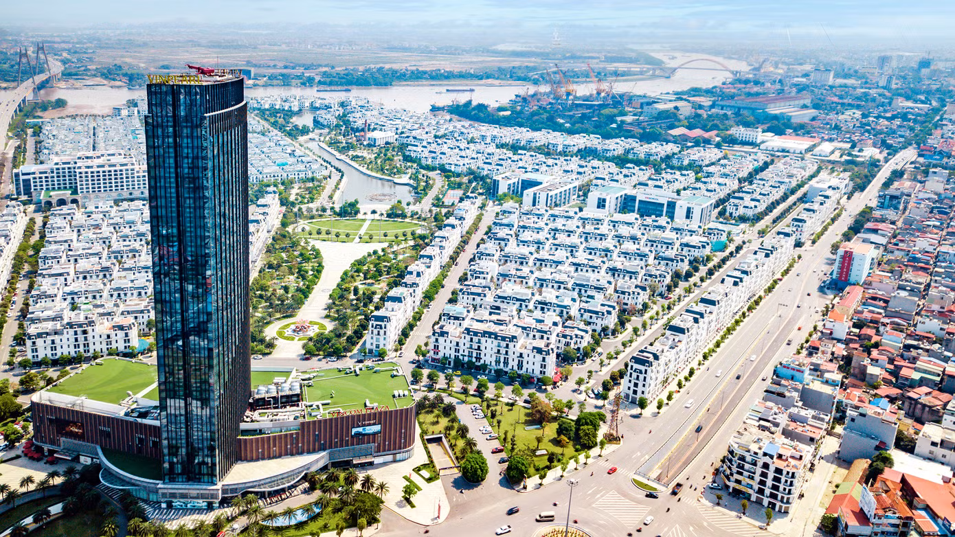 Một khu đô thị ở trung tâm TP Hải Phòng.