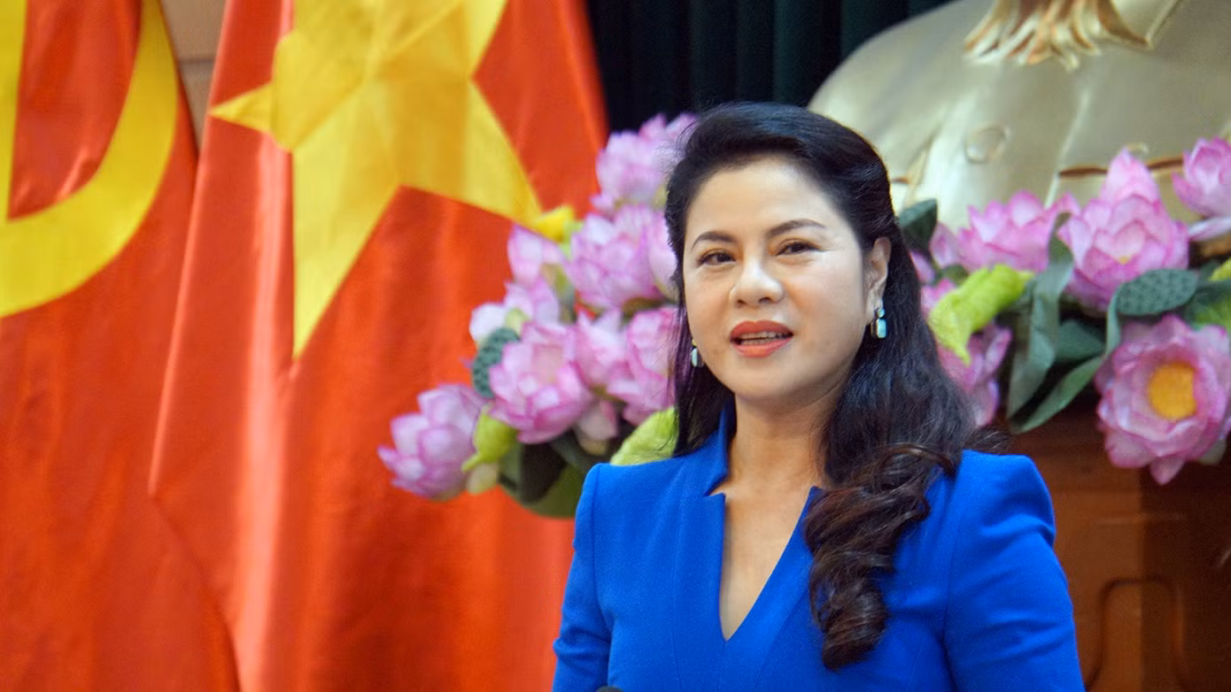 Bà Trần Thị Hoàng Mai - Giám đốc Sở Văn hóa Thể thao và Du lịch Hải Phòng.