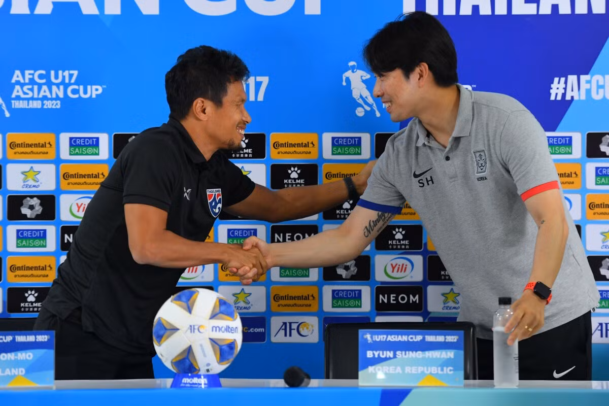 U17 Thái Lan từng thua đậm U17 Hàn Quốc trước VCK U17 châu Á 2023