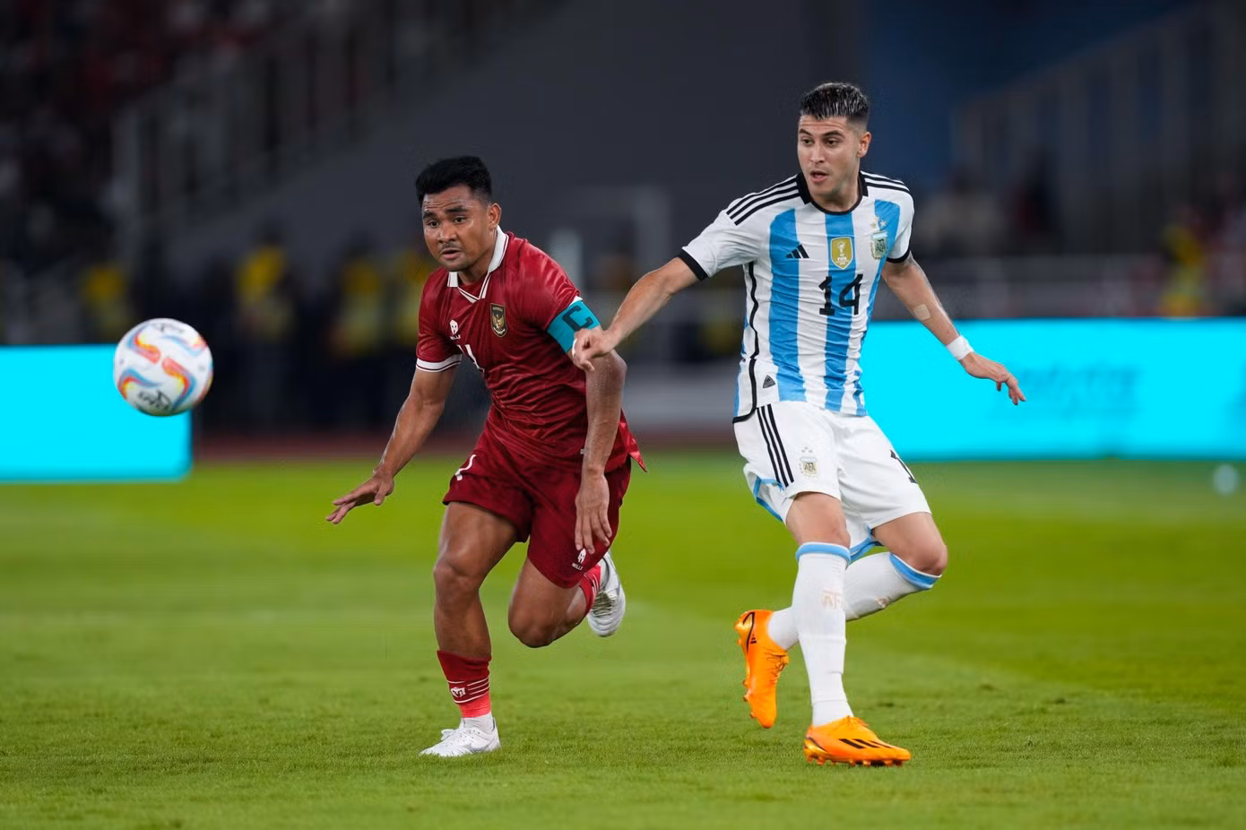 Indonesia gây ấn tượng mạnh ở trận giao hữu với Argentina vừa qua