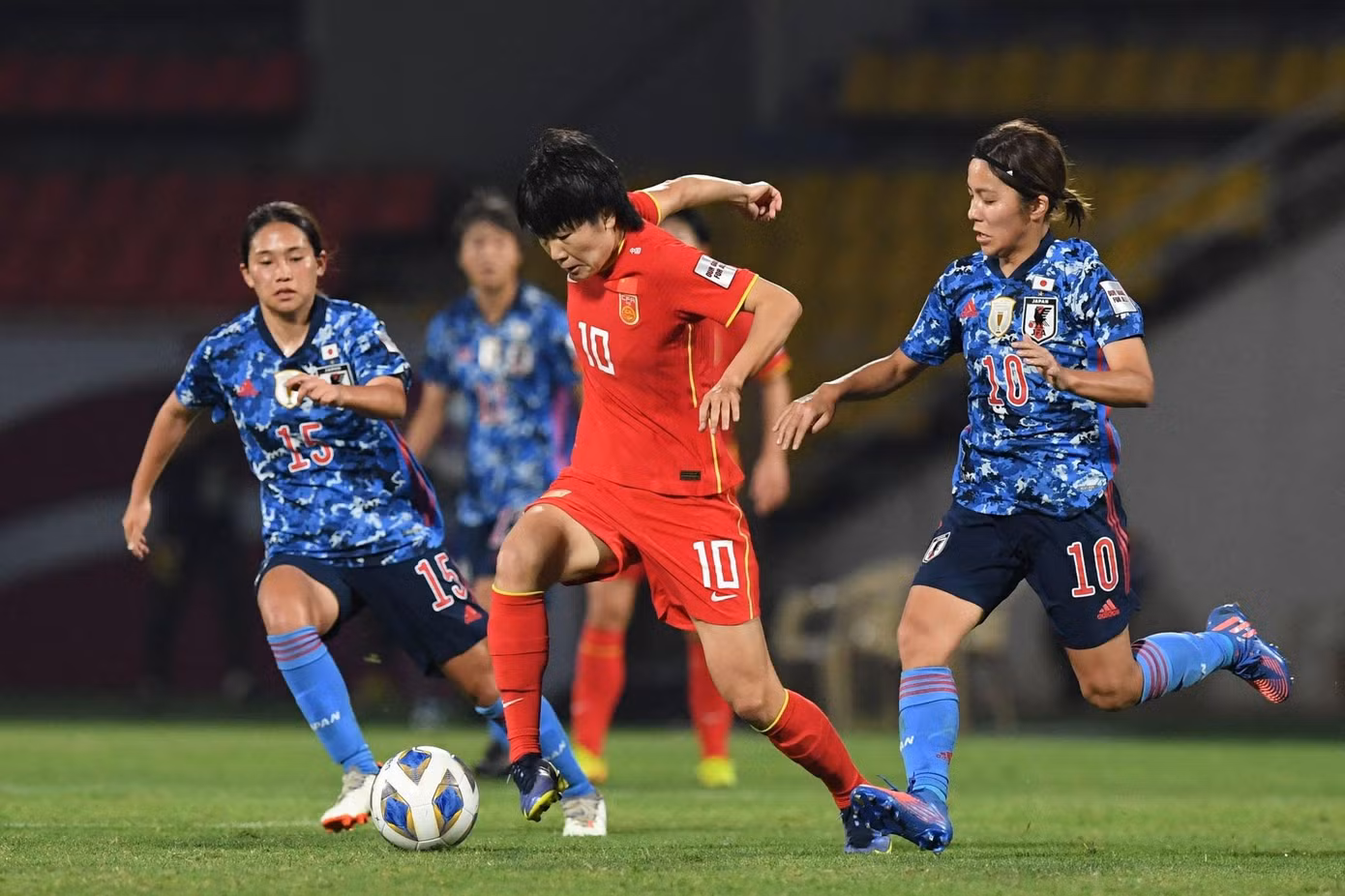 Nữ Trung Quốc từng đánh bại nữ Nhật Bản ở Asian Cup nữ 2022