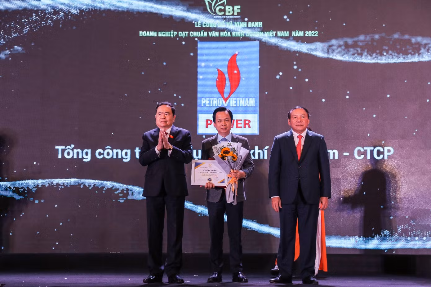 PV Power được công nhận doanh nghiệp đạt chuẩn Văn hóa kinh doanh năm 2022