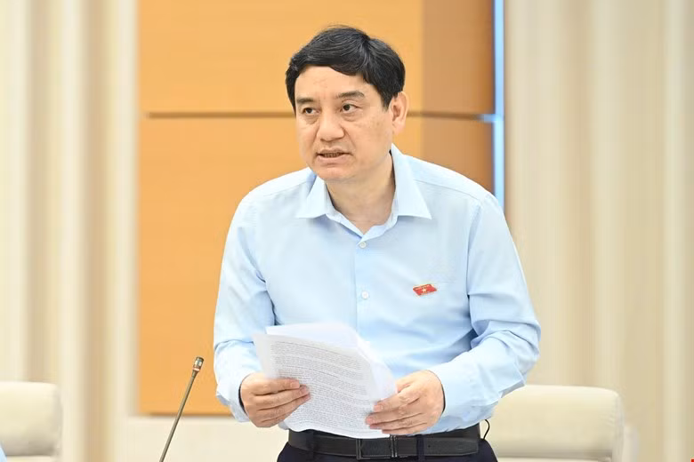 Chủ nhiệm Uỷ ban Văn hoá và Xã hội Nguyễn Đắc Vinh. Ảnh: QH.