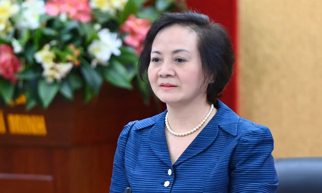 Bộ trưởng Nội vụ Phạm Thị Thanh Trà. Ảnh: DT