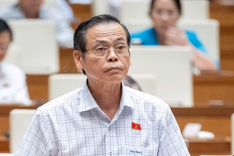 Đại biểu Trần Hữu Hậu - Đoàn ĐBQH tỉnh Tây Ninh. Ảnh: QH