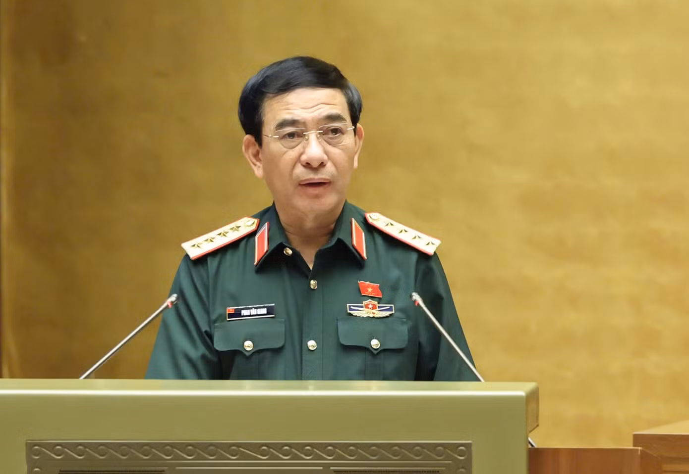 Đại tướng Phan Văn Giang - Bộ trưởng Bộ Quốc phòng. Ảnh: Nhật Minh.