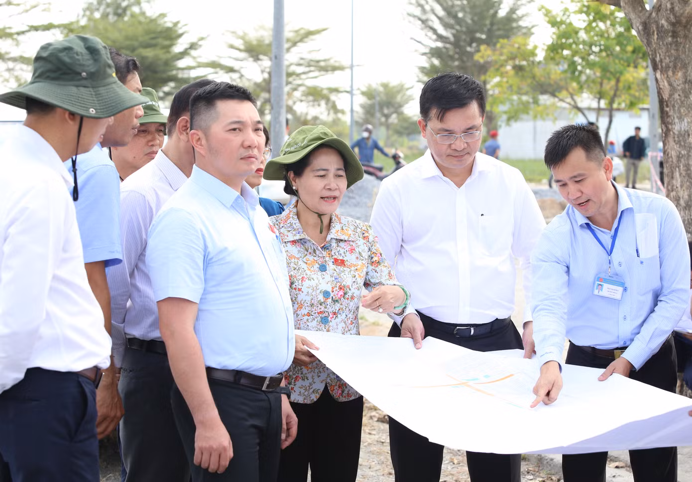 Đoàn công tác HĐND TPHCM tìm hiểu công tác chuẩn bị Khu TĐC An Hạ.