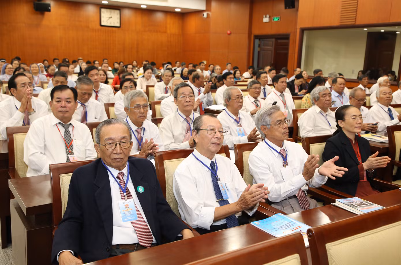 560 đại biểu chính thức tham dự đại hội. Ảnh: Ngô Tùng