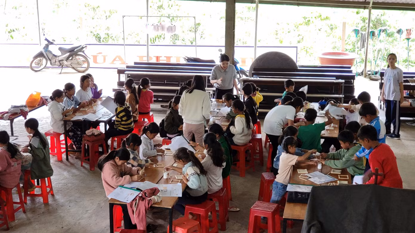 Những tiết học đầy vui nhộn mà dự án mang lại.