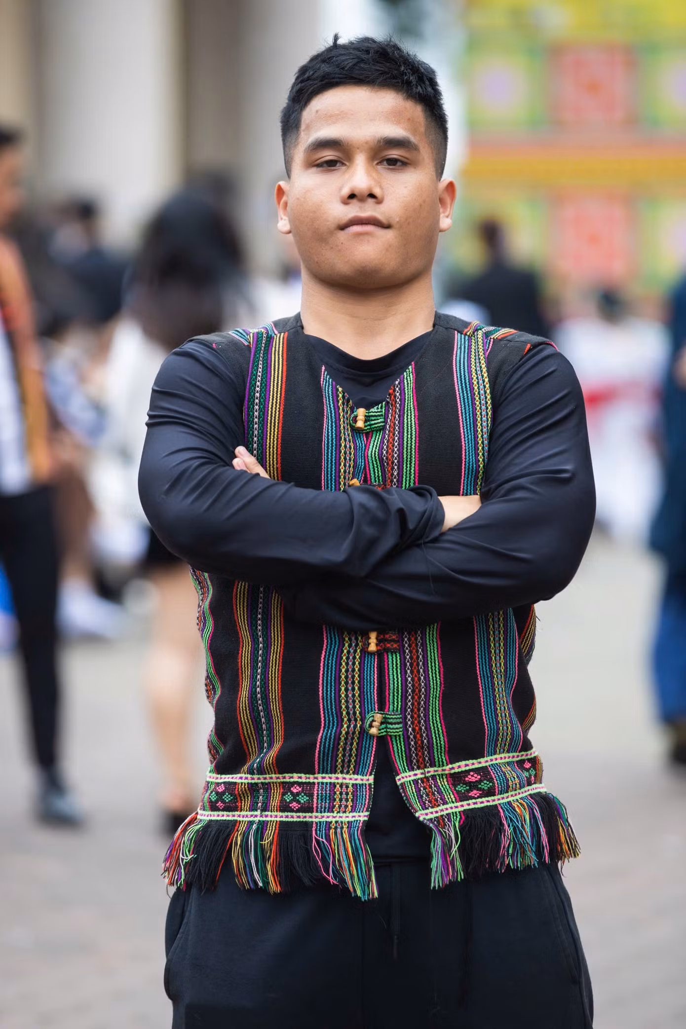 Chân dung Hồ Văn Đôi - chàng trai dân tộc Tà Ôi luôn nỗ lực vươn lên trong cuộc sống.