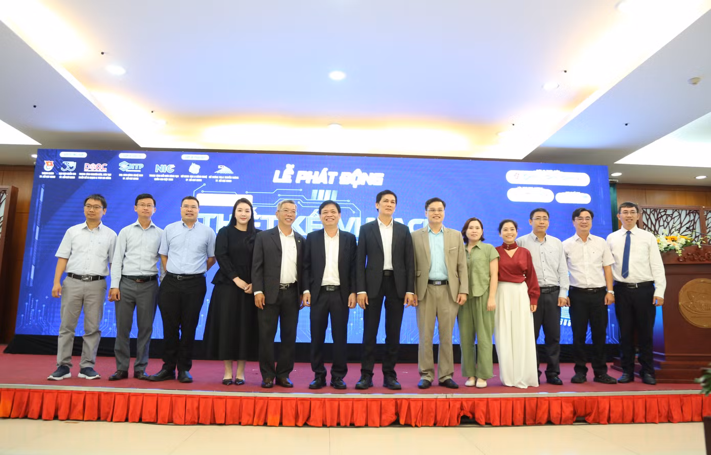 Ban Tổ chức cuộc thi tại buổi phát động tại TP. HCM.
