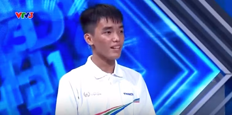 Trần Quang Huy từng là thí sinh tham dự chương trình “Đường lên đỉnh Olympia”. (Ảnh chụp màn hình)
