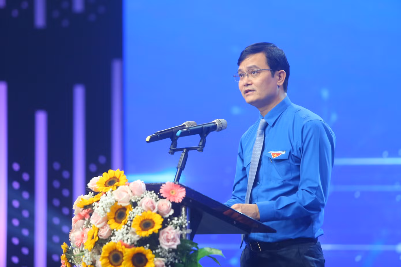 Anh Bùi Quang Huy phát biểu tại chương trình