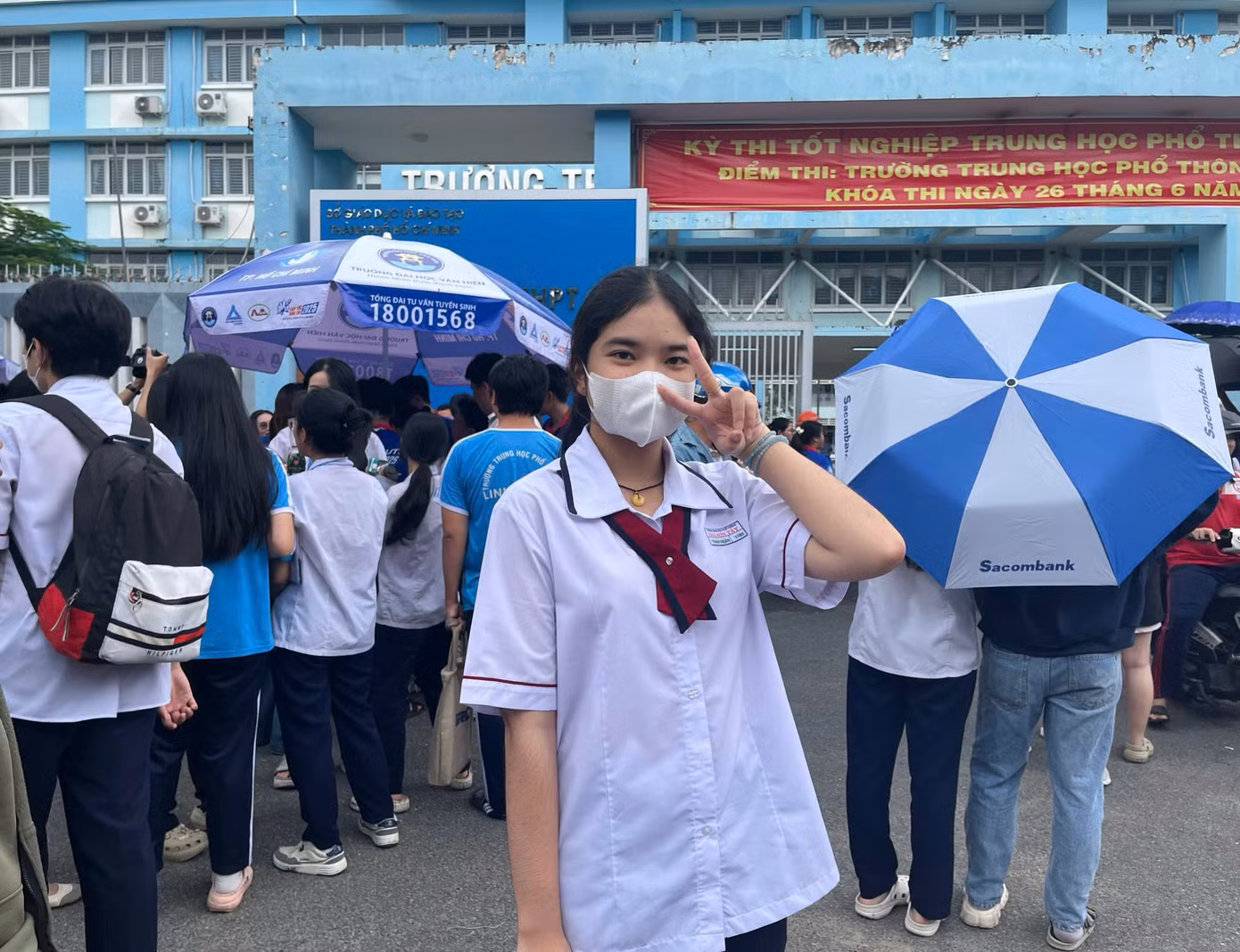 Bạn Thanh Ngân. Ảnh: Ý Lê