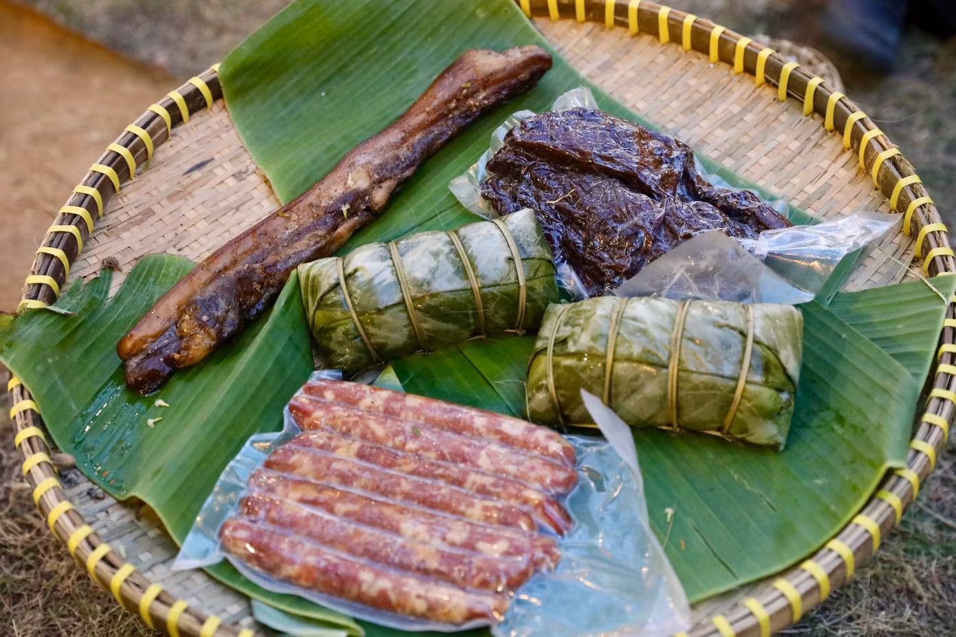 Một món ăn truyền thống được giới thiệu tại lễ hội