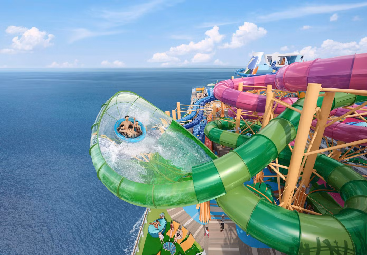 Những trò chơi mạo hiểm được thiết kế trên Icon Of The Seas. Ảnh: Royal Caribbean.