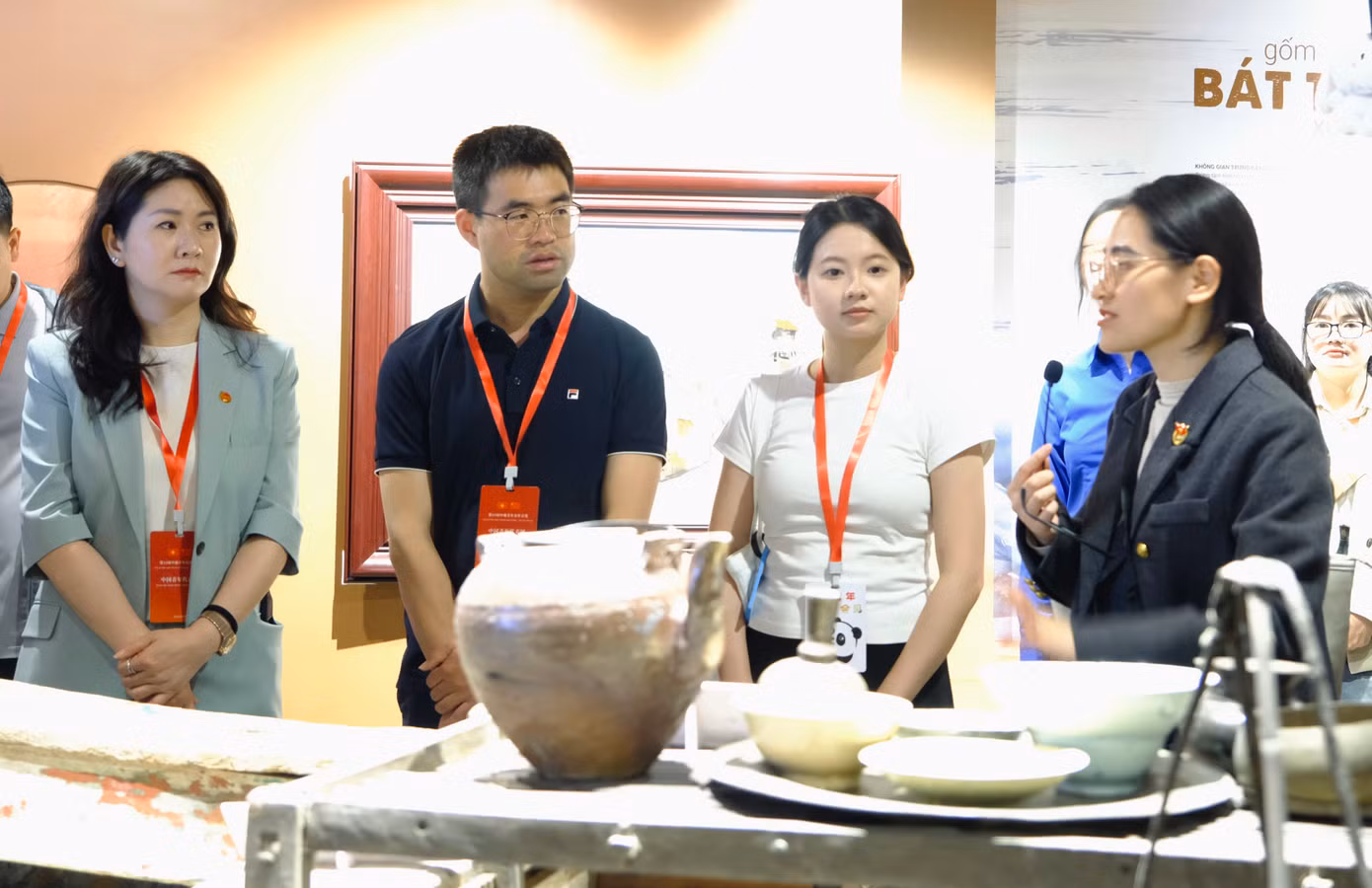 Nhiều hoạt động ý nghĩa của đại biểu thanh niên Trung Quốc trong chuyến giao lưu hữu nghị thanh niên Việt Nam - Trung Quốc lần thứ 24, năm 2025. Ảnh: Châu Linh