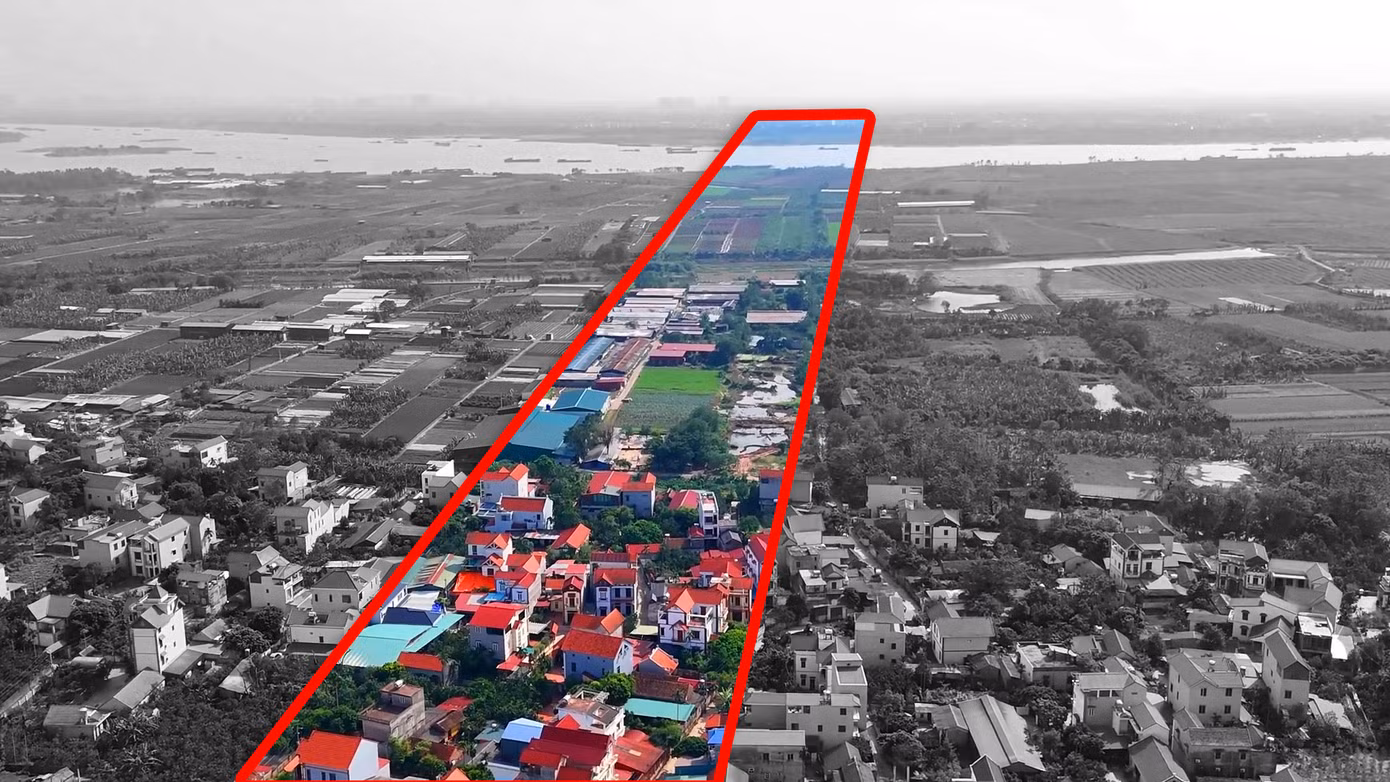 Khu vực được xác định sẽ xây dựng cầu Hồng Hà qua sông Hồng giúp kết nối huyện Đan Phượng và huyện Mê Linh (thành phố Hà Nội). Công trình dự kiến khởi công vào tháng 10 năm nay (2024).