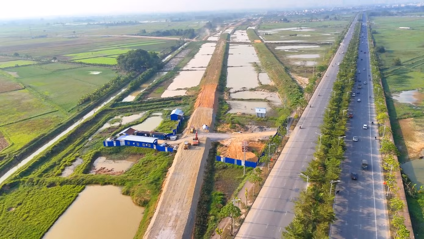 Trên địa bàn huyện Thanh Oai, vành đai 4 kết thúc ở đoạn xã Thanh Thùy, tiếp giáp xã Khánh Hà, huyện Thường Tín.