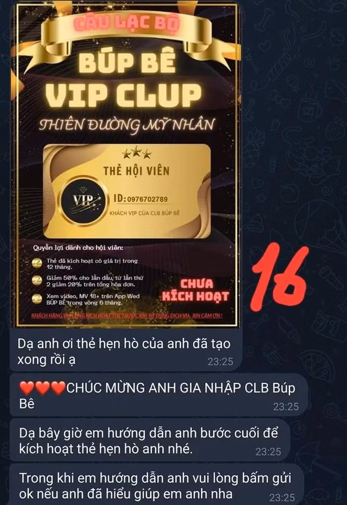 Chiêu trò dẫn dụ các nạn nhân.