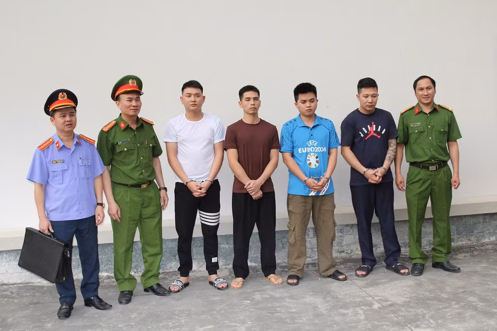 4 đối tượng bị bắt giữ