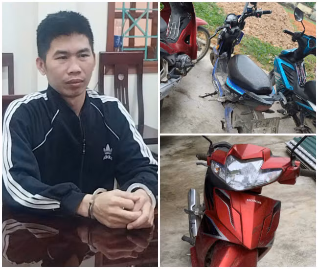Đối tượng Nguyễn Ngọc Sang cùng tang vật Đối tượng Nguyễn Ngọc Sang cùng tang vật