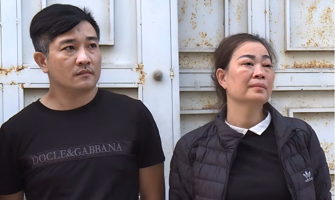 Đối tượng Võ Thế Anh và Lê Thị Hằng