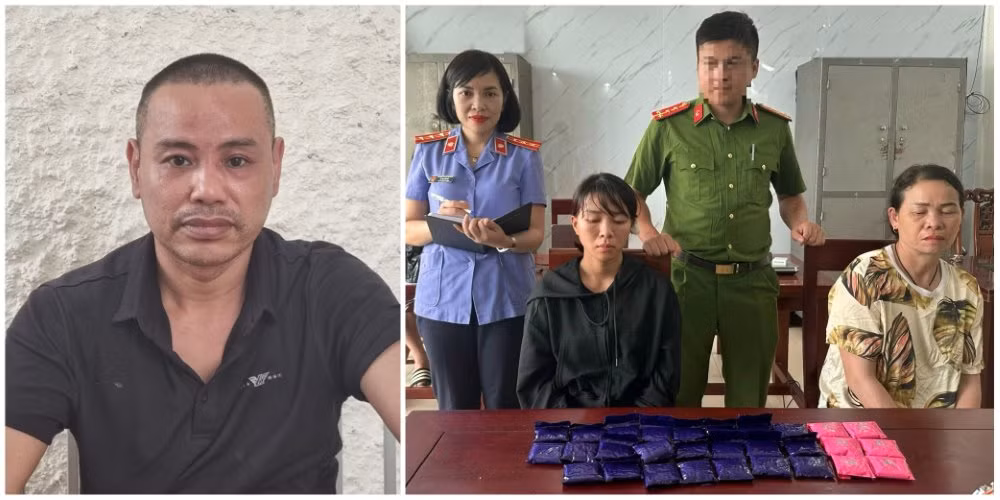 Các đối tượng tại cơ quan Công an