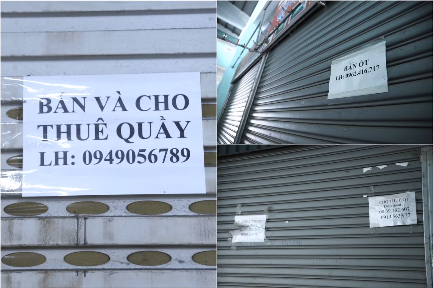 Ông Nguyễn Văn Tú – Phó Trưởng Ban quản lý chợ Vinh cho biết, chợ Vinh có trên 3.000 ki-ốt. Từ thời điểm sau dịch đến nay, các tiểu thương bỏ chợ, sang nhượng quầy ốt rất nhiều. Cụ thể, ở khu đình chính với hơn 1.000 ki-ốt nhưng đến nay đã giảm đến 10-15%. Còn khu đình Tây bán các mặt hàng như gạo, thịt, mắm, muối… nay tiểu thương cũng bỏ chợ đến 70-80%.