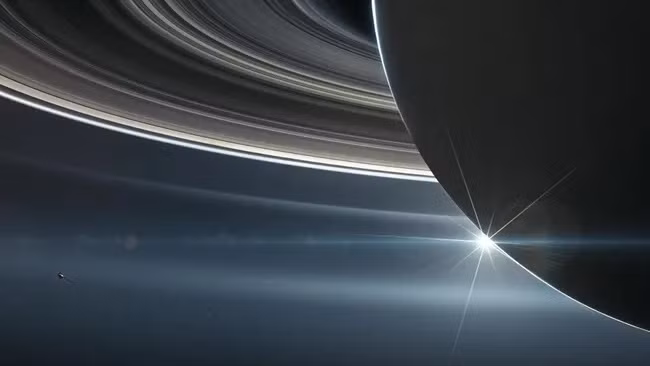 Minh họa về Sao Thổ và các vành đai của nó. (Ảnh: NASA/JPL-Caltech)