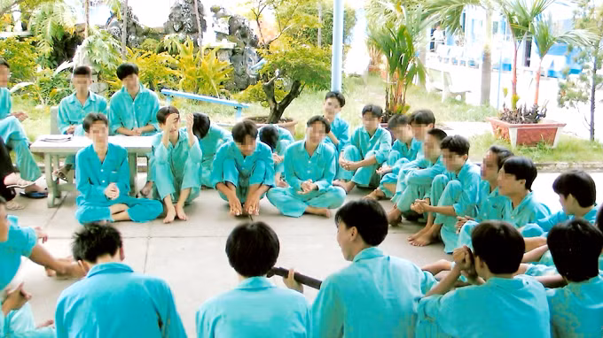 Học viên cai nghiện ma túy được điều trị tại Trung tâm Thanh Đa