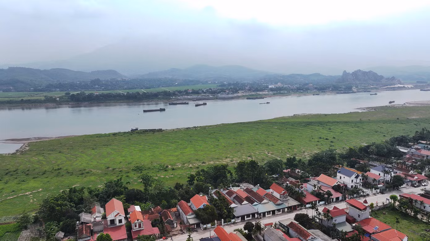 Toàn cảnh bãi bồi.
