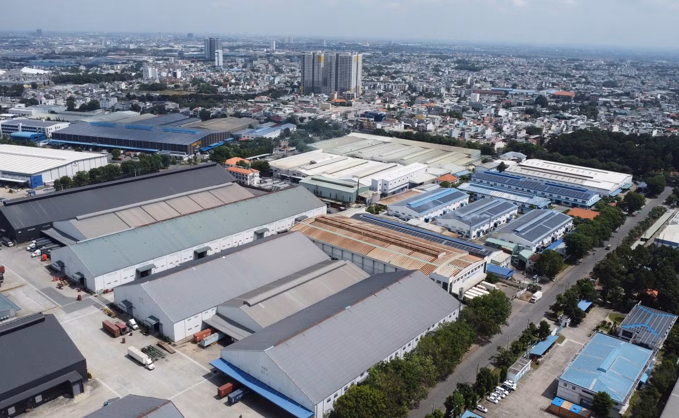 Một góc TP.Dĩ An, khu vực phía Nam của Bình Dương giáp ranh TPHCM