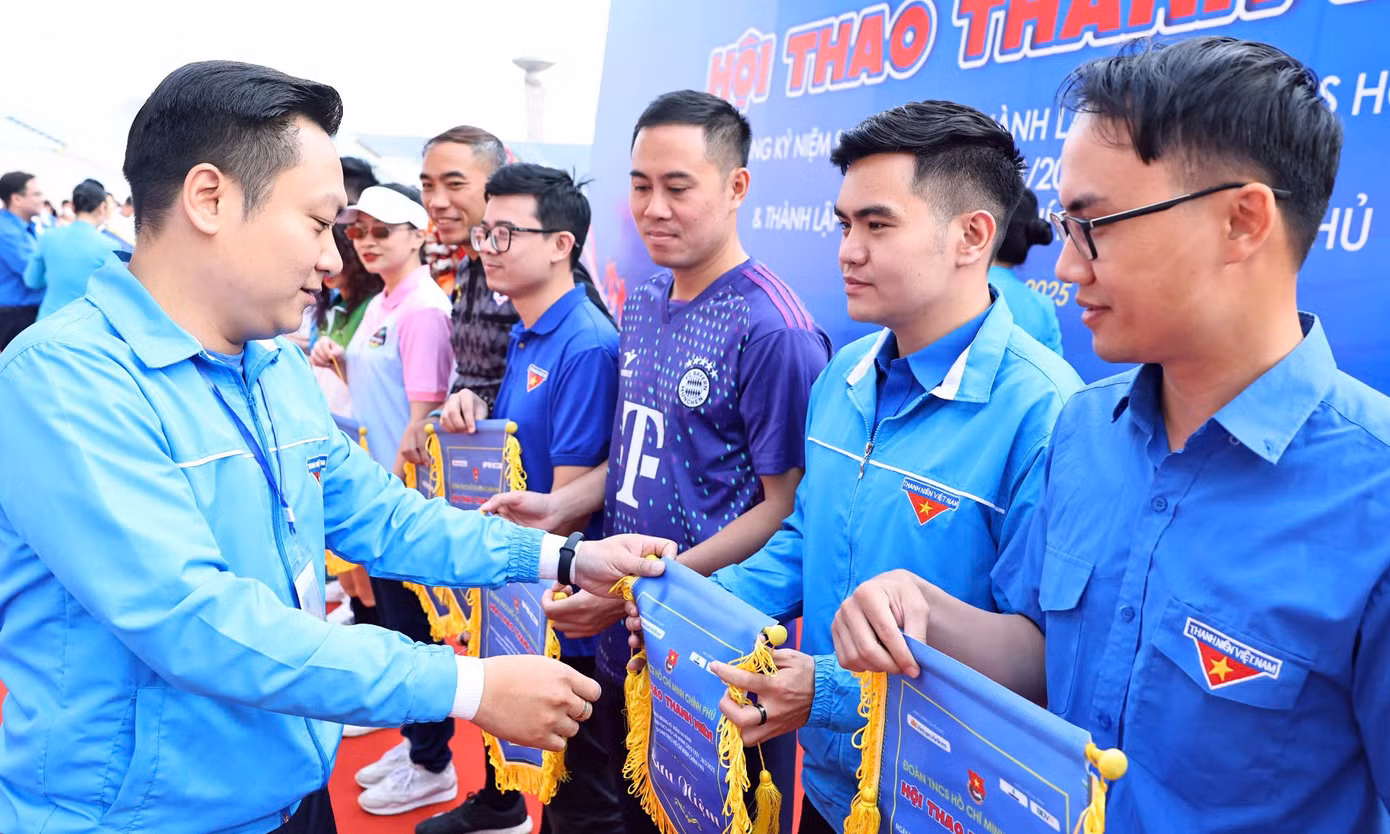 Hội thao Thanh niên lần thứ I là hoạt động chào mừng kỷ niệm 94 năm Ngày thành lập Đoàn TNCS Hồ Chí Minh (26/3/1931 – 26/3/2025) và Đoàn TNCS Hồ Chí Minh Chính phủ. Ảnh: Xuân Tùng