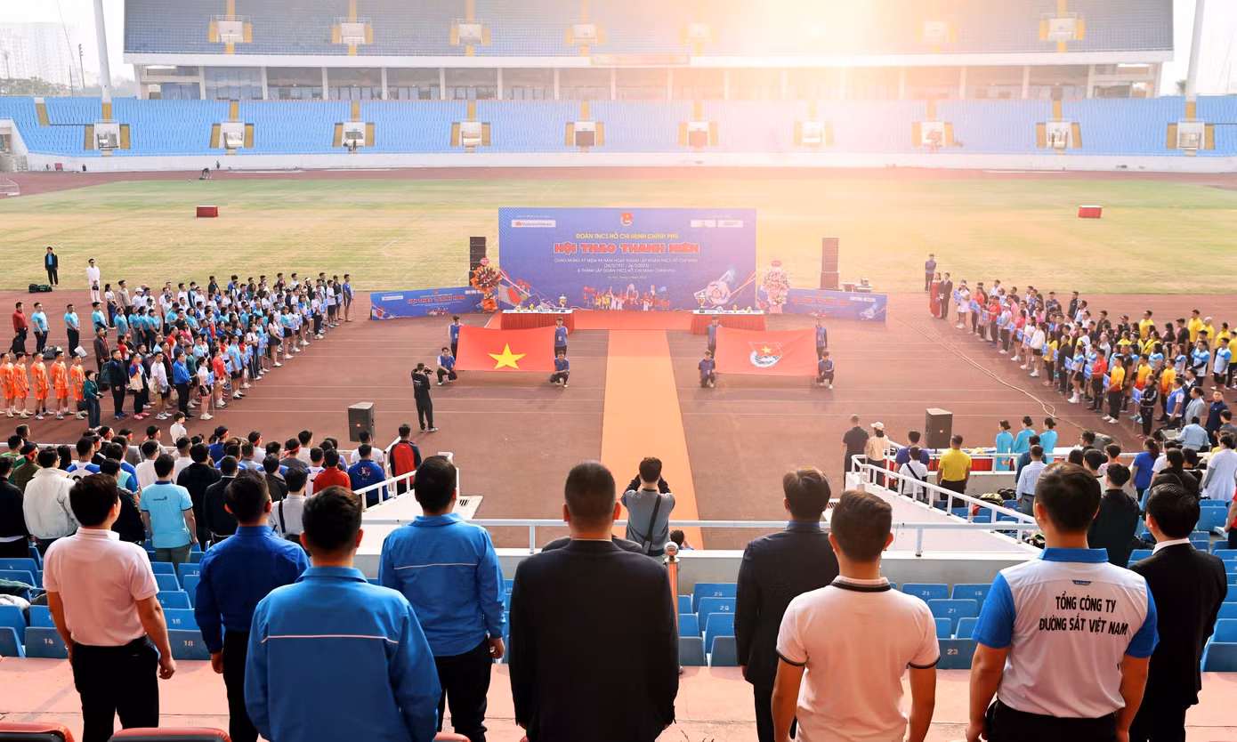 Ngày 22/3, tại Sân vận động Quốc gia Mỹ Đình (Hà Nội), Đoàn Thanh niên Chính phủ tổ chức khai mạc Hội thao thanh niên lần thứ I năm 2025.