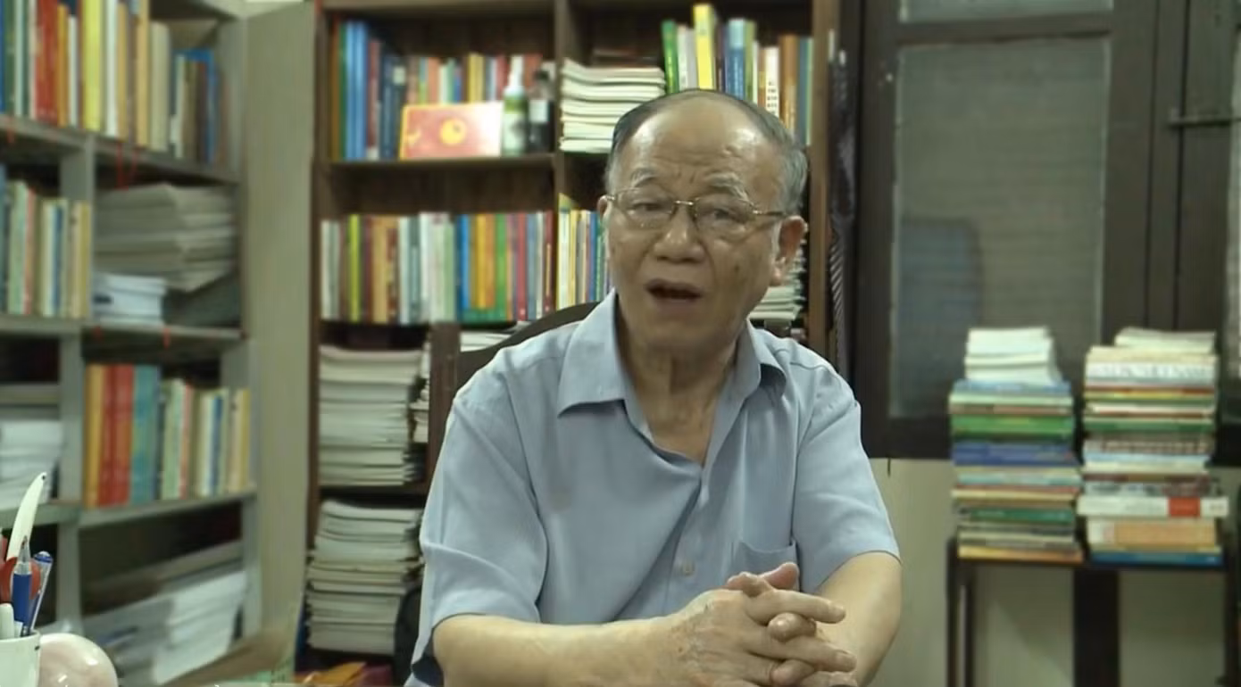 GS. TS Hoàng Chí Bảo, nguyên Ủy viên Hội đồng Lý luận Trung ương, chuyên gia cao cấp Học viện Chính trị Quốc gia Hồ Chí Minh chia sẻ tại buổi giao lưu trực tuyến