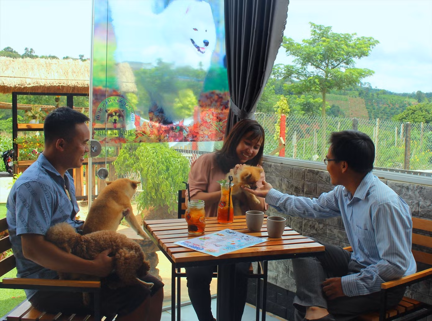 Cà phê thú cưng: Quen mà lạ trên xứ Bazan ảnh 1