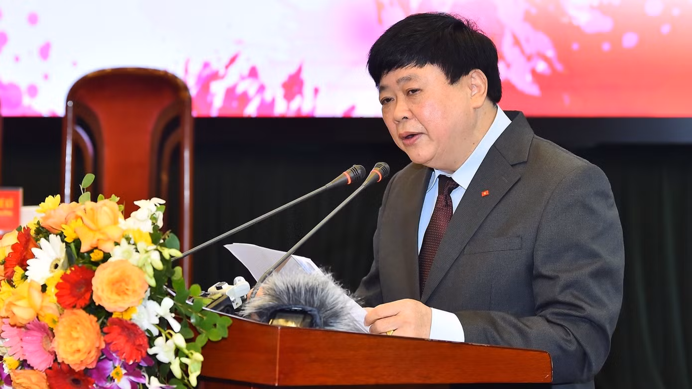 PGS.TS Nguyễn Thế Kỷ - Chủ tịch Hội đồng LLPBVHNT T.Ư - phát biểu khai mạc hội thảo. Ảnh: BTC.