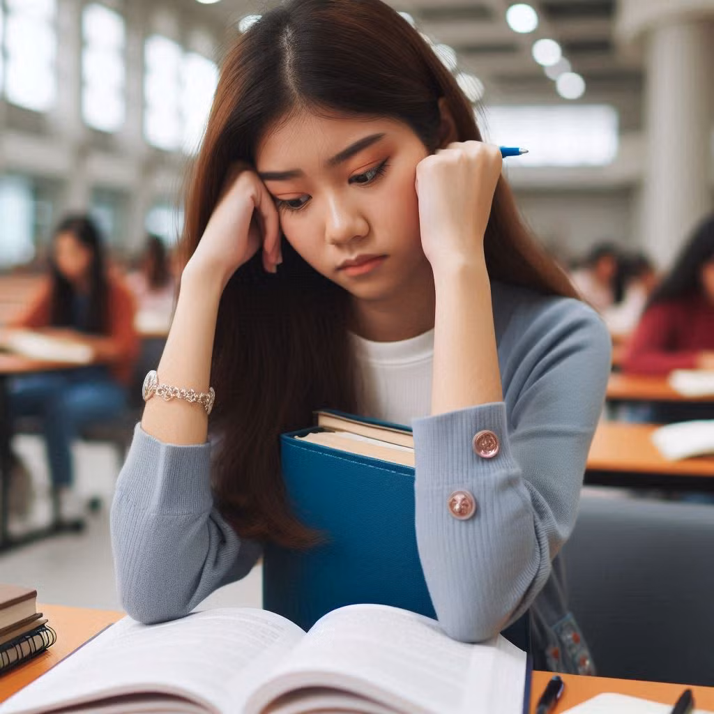 Sợ tự lập quá sớm, Gen Z ngày nay chọ cách học cao để "trốn" cảm giác trở thành người lớn (Ảnh minh họa bởi AI).