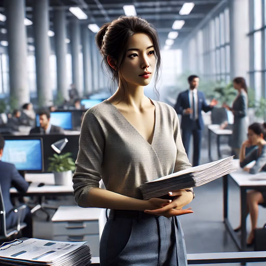 Áp lực lớn nhất mà Gen Z phải đối mặt ở môi trường làm việc chính là sự kì vọng vào bản thân. (Ảnh minh họa bởi AI)