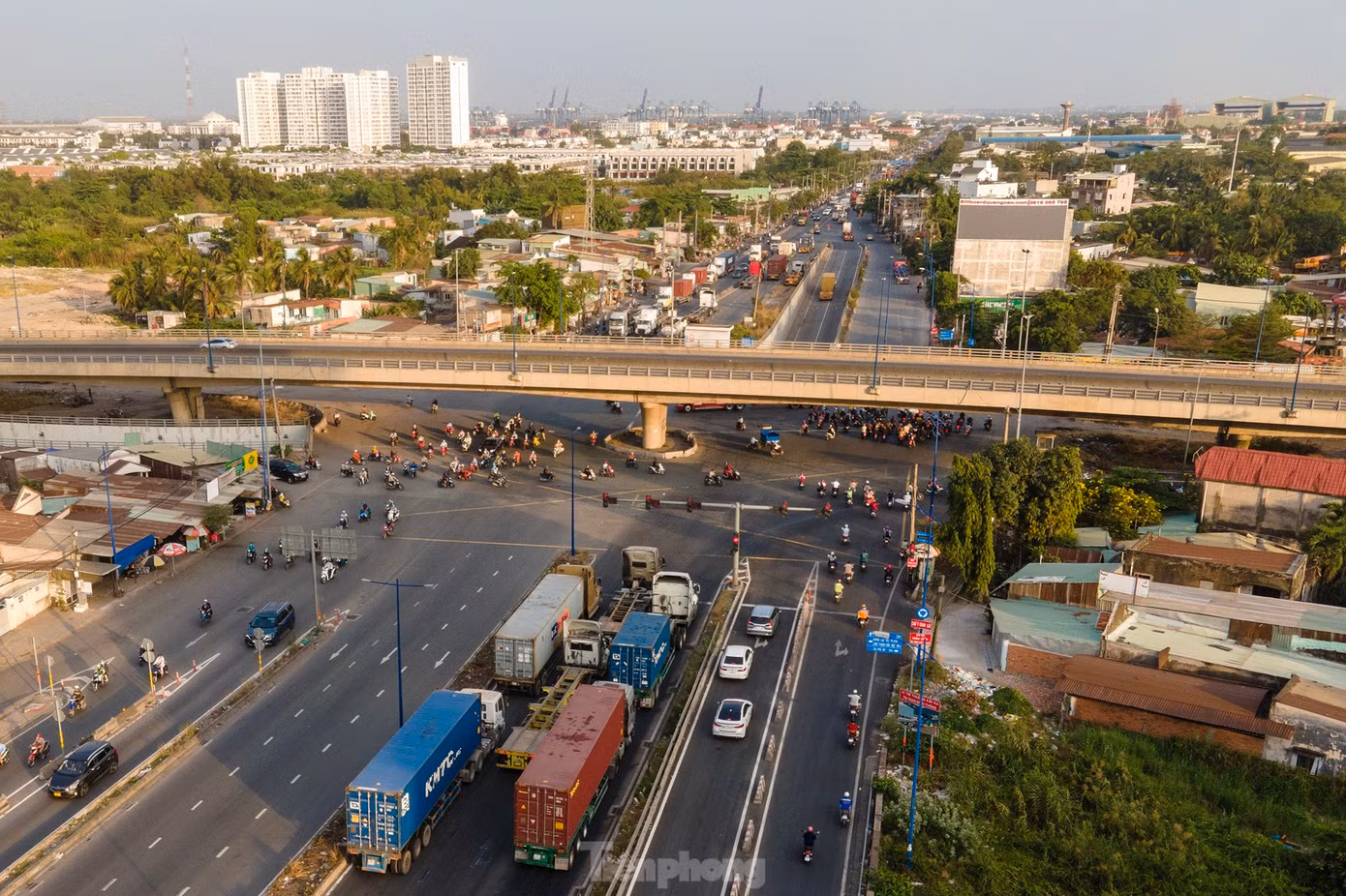 Nút giao thông Mỹ Thủy (TP Thủ Đức). Ảnh: PHẠM NGUYỄN