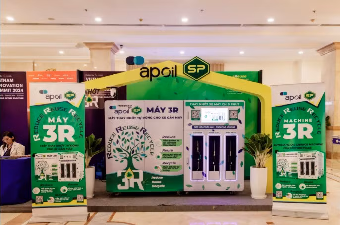 Máy 3R được trưng bài tại sự kiện Vietnam Innovation Summit 2024